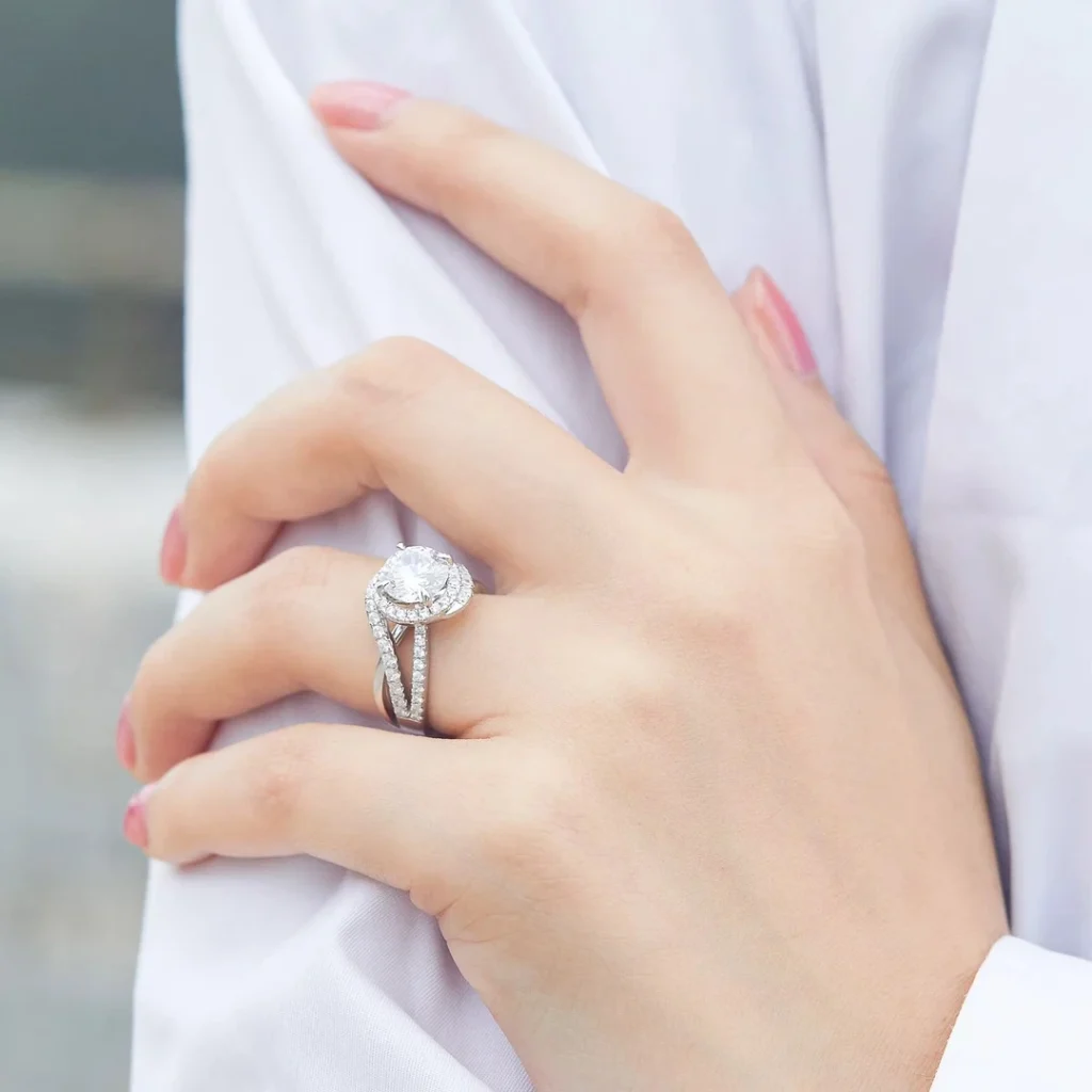 Anillo churumbella moissanita 1