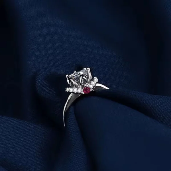 Anillo moissanita 1ct. - Imagen 2