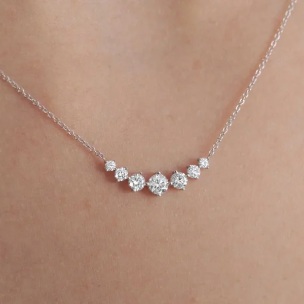 Collar moissanita